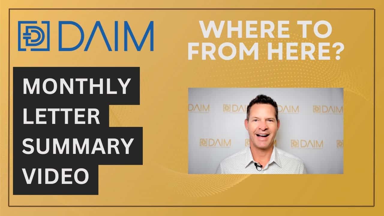 DAiM Monthly Letter Summary - Bryan Corchesne